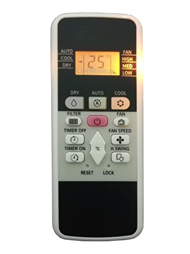 Image of LipiWorld 220A AC Remote (Non Inverter Model Only) with Display Light (Old Exactly Same Will Only Work) Compatible for HITACHI AC Remote with Backlight