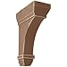 Ekena Millwork BKTWD02X05X07STBR Stockport Vintage Decor Bracket, 2 1/4"W x 5"D x 7"H, Weathered Brown
