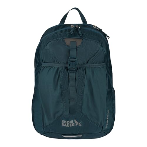 Eddie Bauer Stowaway Packable Backpack | Travel | Outdoor | Lightweight | Foldable | Durable | Ripstop Polyester | 30L - Marine