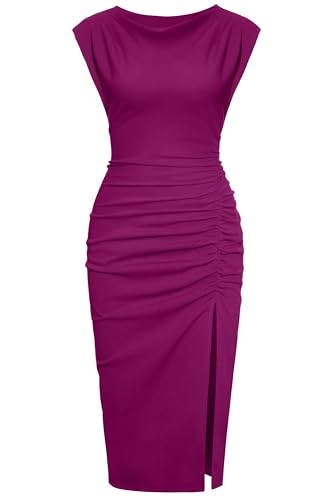 IHOT Summer Midi Cocktail Dresses for Women Classy Formal Bridesmaid