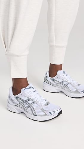 ASICS ASICS Women's GEL-1130 Sneakers, White/Faded Ash Rock, 8.5 Medium US