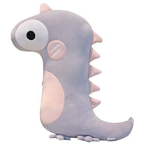 FeiWen Kuschelig Plüsch Dinosaurier Plüsch Krokodil Stofftier Großer Cartoon Spielzeug Kinder Anwesend (Grau Dinosaurier) Cover