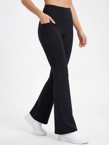 Image of Womanista Flare Pants for Women || Casual Trousers Women|| Trackpant for Woman || Gym Pants for Workout || Wide Leg Trousers || Stretchable Lycra Yoga