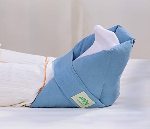Wisexplorer Heel Protector Cushion, Quilted Foot Pillow For Relieving Pressure Sores Bed Sores And Ulcers, Heel Pillow Boot With Thick Fluffy Filling And Extra Gentle Velvet Fabric(1Pcs Pack-Small) #TOP6