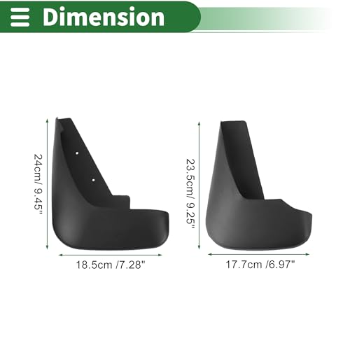Image of Motoforti Mud Flaps Splash Guards Mud Guards for Ford Mondeo 2.5 2003-2007 W /Mount Accessories