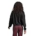 adidas Women's SL+ Fleece Bomber Sportswear Track Top, Black, Small