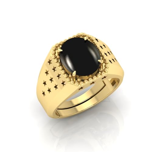 Bague réglable avec pierre d'agate et argent sterling, le cadeau mixte idéal en taille S