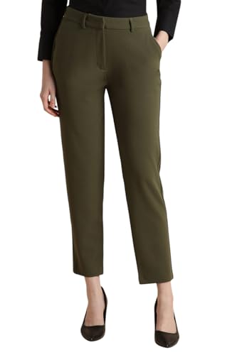 Image of Van Heusen Women High Rise Formal Regular Fit Comfort Trouser