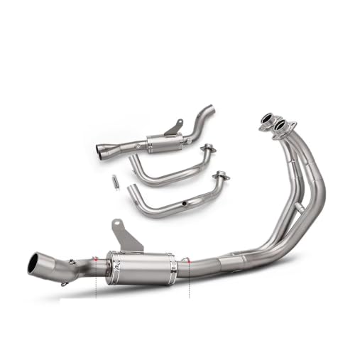 Tuyau d'échappement en acier inoxydable durable pour système complet YZR-R7