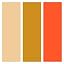 3 Pack Gold/Orange Brick/Sand