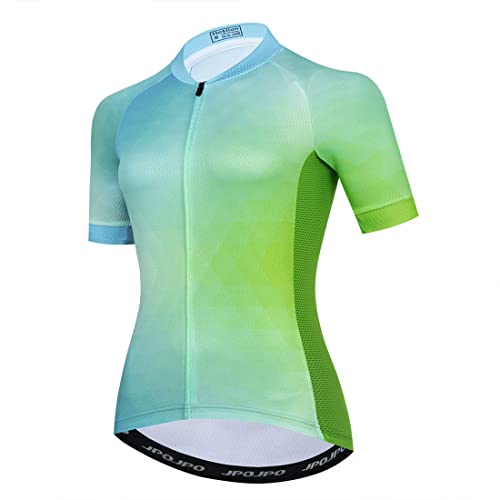 Maillot de cyclisme femme manches courtes du S au 3XL pour le vélo