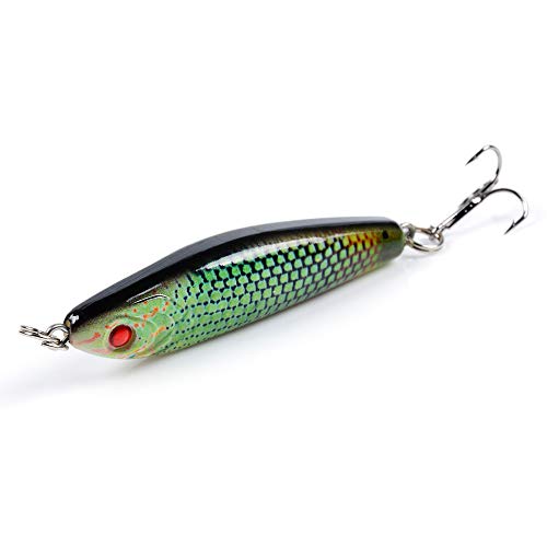 Isca de pesca, Andoer 6cm 10,3g Lápis isca pesca isca afundar iscas artificiais isca dura pesca equi