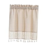 kesurpae Cortina con Bolsillo para Barra para decoración de Dormitorio....