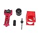 Fabater Door Installation Kit, Switchable Square or Circular Blades Door Mortising Tool Mounting Set with Reinforced Plastic Template Carbon Steel Hole Openers for 1 3/8 1/2 3/4