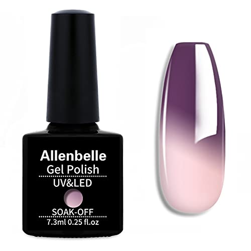 Allenbelle Color Changing Nail Polish Gift set Color Changing Gel Polish Set Mood Soak Off Uv Led Gel Nail Polish 5722 Allenbelle Color Changing Nail Polish Gift set Color Changing Gel Polish Set Mood Soak Off Uv Led Gel Nail Polish 5722