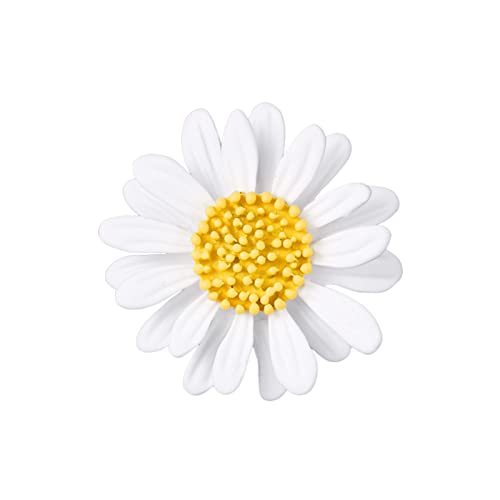Image of Colorful Daisy Sunflower Brooch Pins - Bohemian Style Flower Lapel Pins Badge Dress Neckline Pin for Women Girls