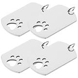 Gravure sur médaille pour animaux : vous pouvez y faire graver le nom de votre animal, sa date de naissance, votre adresse, etc. en cas de perte, vos proches pourront vous aider à le retrouver grâce à ces informations. médaille vierge disponible