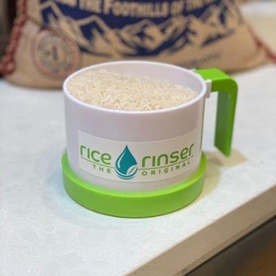 Generic The Original Rice Rinser 3 In 1, Measuring Cup, Rice Washer Colander, Dishwasher Safe (1) #TOP3