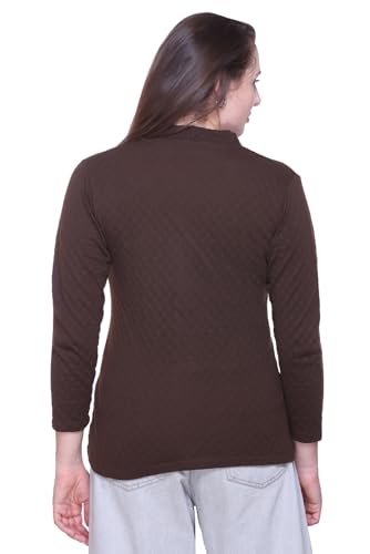 Image of Women Sweater for Winters Woolen Acrylic Full Sleeve V-Neck Cable Design Cardigan Sweater for Women Winter Woollen Stylish