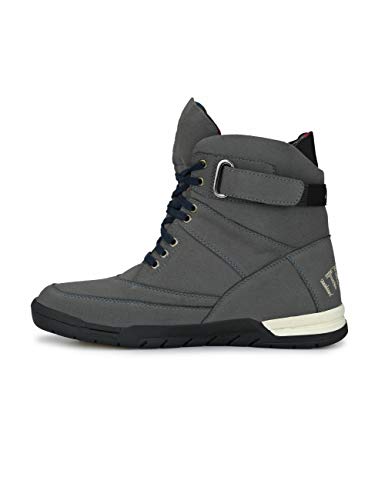 Image of Eego Italy Men's Premium High Top Boots (NR-6-GREY-10)
