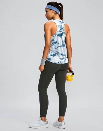 Image of Women's Workout Tops Racerback Athletic Tank Tops Sleeveless Loose Fit Yoga Running Gym Shirts for Women