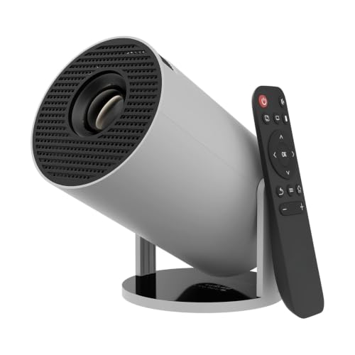 Image of PixaPlay 73 Android Smart Projector, 720p Native, Support 4K, OTT Apps (Netflix, PrimeVideo, Hotstar), 200 Rotatable, 3700 Lumens, Auto Keystone, Miracast, 3W Speaker, 130 inch Screen, WiFi|BT