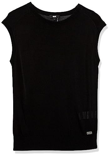 Image of DKNY Women's Sleeveless Lightweight Crew Neck Sweaters