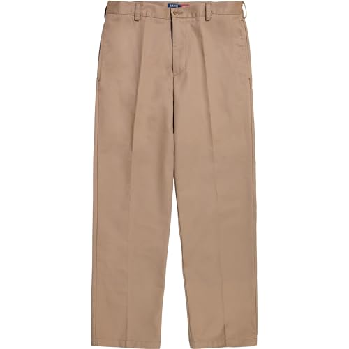 Izod 4534018-ENGLISHKHAKI-36X32 Men'S American Chino (Inert Flat-Front Or Pleated) Classic-Fit Pants thumb #4