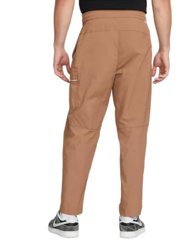 Nike Life Unlined Cotton El Chino Pants (US, Numeric, 38, Regular, Regular, Archaeo Brown/Sail/Ice Silver/Archaeo)3