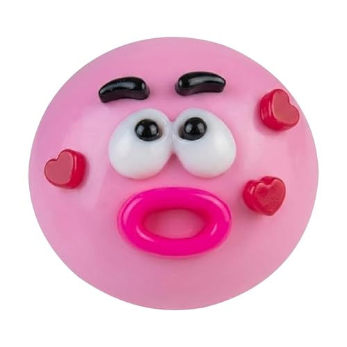 Smushers Squishies Slow Rising Stress Ball Non- Cute Slow Rise Relaxing Sensory Fidget for Ages 3+ Squeeze Sensory Ball Fun Desk Accessory for Adults (Pink)