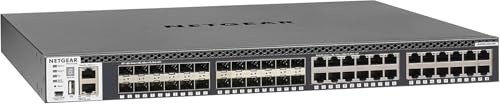 Image of NETGEAR ProSafe M4300-24X24F 48 Port Switch XSM4348S | L3 Managed Stackable | 24x10G | 24x10G SFP+ | Rack-Mountable | Cloud Care's 3 Year Warranty SupportPlus Included