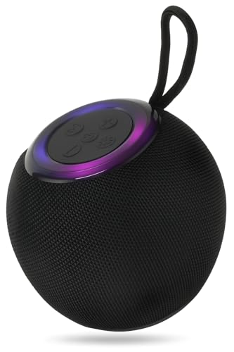 Image of Portable Bluetooth Speaker, HD Sound, Beat Synced RGB Lights, upto10Hrs Playtime, Multi-Playback Modes-BT5.3 /TF Card /Aux-in, IPX4 Water Resistant Speaker & Type-C Charging.