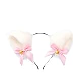 Bizeps Band Football Katze Zubehör Mädchen Kopfbedeckung Cosplay Mädchen Party für Cam Prop Ohren pelziges Zubehör Stirnband Pink
