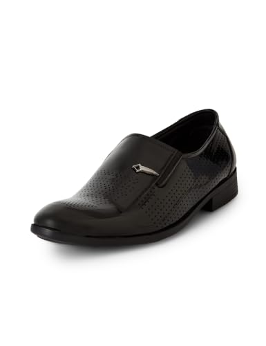 Image of Centrino Mens 9563 Centrino Men Glossy Formal Shoes |Slip-On Design with Cushioned Insole for Comfort |Craftsmanship for All-Day Elegance 9563-2