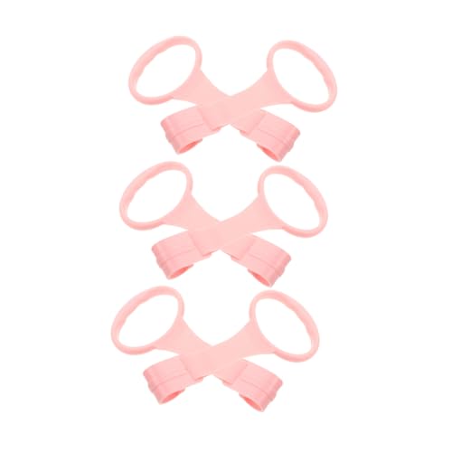 BESPORTBLE 6 Piezas Anillo De Mano Para Anillos De Vivero Tirar De Anillos Para Bolígrafo. Tirador De Cama Infantil Anillos De Soporte De Asistente Para Caminar Rosa Páginas