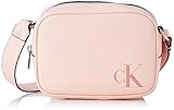 Calvin Klein Damen Umhängetasche Sculpted Camera Bag18 Mono aus Kunstleder, Pink Blush, Onesize