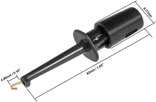 30 Ganci Di Prova Per Multimetro - Mini Clip Saldabili Per Test Elettronici (5 Colori) - Foto 8