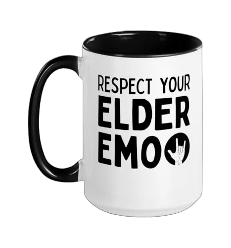 Respect Your Elder Emo Ceramic Mug