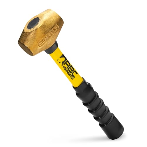 ABC HAMMERS Brass Hammer - 3 lb. Non-Sparking