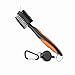 POENVFPO Brush Club Cleaner with Ergonomic Handle for Cleaning Irons and Poles for Lovers Plastic Black + Orange 31 * 3.4cm