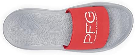 Columbia Men's Yachtrocker PFG Slide, Rocket/White, 15 | Image 6