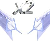 Set 2 Pz Guarnizione Box Doccia Sottoporta, 80 cm Vetro Doccia, Guarnizioni Profilo Spesso...