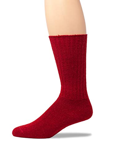 Image of WARRIOR ALPACA SOCKS - Ribbed Casual Everyday Alpaca Wool Crew Socks For Men And Women