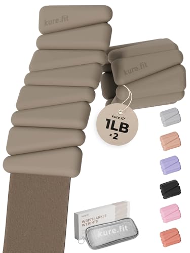Image of Pilates Weight | Wrist & Ankle Weights for Women | Weighted Bangles | 1LB / 2LB Each (Set of 2)