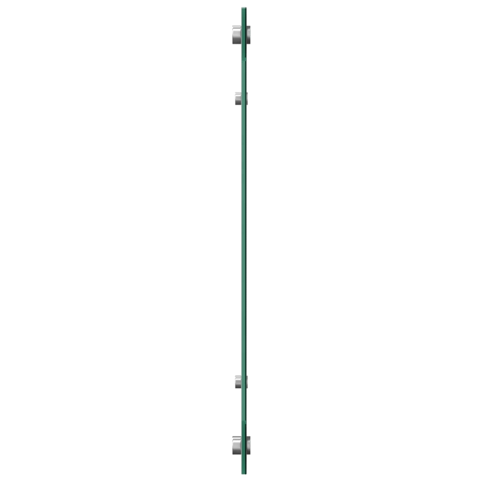 Crédence de Cuisine Gris foncé en Verre trempé 100 x 50 cm, résistante à la Chaleur, 4 Trous pré-percés, pour Cuisine Maison, Restaurant, Entretien Facile et Design Moderne