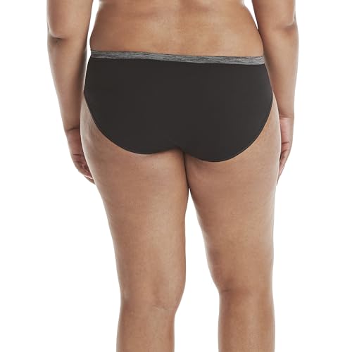 Hanes Women's Seamless Underwear Pack, Comfort Flex Fit Bikini Boyshort or Thong Panties, 6-Pack