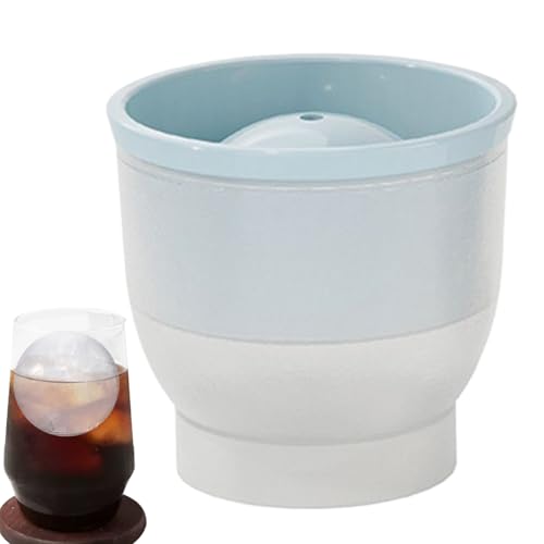 Eisballen Form - Runde Eiswürfelform Für Langsam Schmelzende Kugeln,Wiederverwendbare Küchenhelfer Für Alltag, Feiern, Bar & Restaurant Mit Zeitoptimierender Funktion