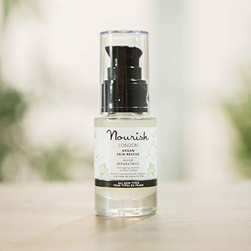 Argan Daily Glow & Hydrate Skin Rescue 30 ml | Anti-Aging | Steigert Kollagen | Enthält Vitamin C | 100 % vegan | tierversuchsfrei | Für alle Hauttypen