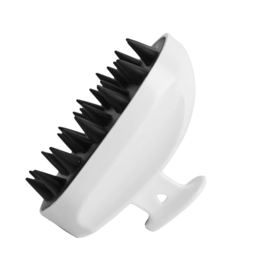 Image of Nirency Silicone Scalp Massager Shampoo Brush with Ergonomic Grip | Deep Cleansing Hair Brush for Dandruff Removal for Men & Women