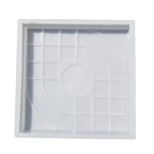 Moldes para escalones KICHOUSE de plástico blanco reutilizable para patios